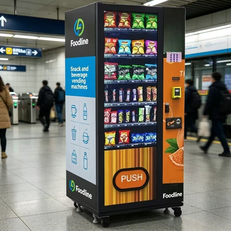 Food Snacks Vending Machine - Máquinas de Venda Automática Personalizadas FL