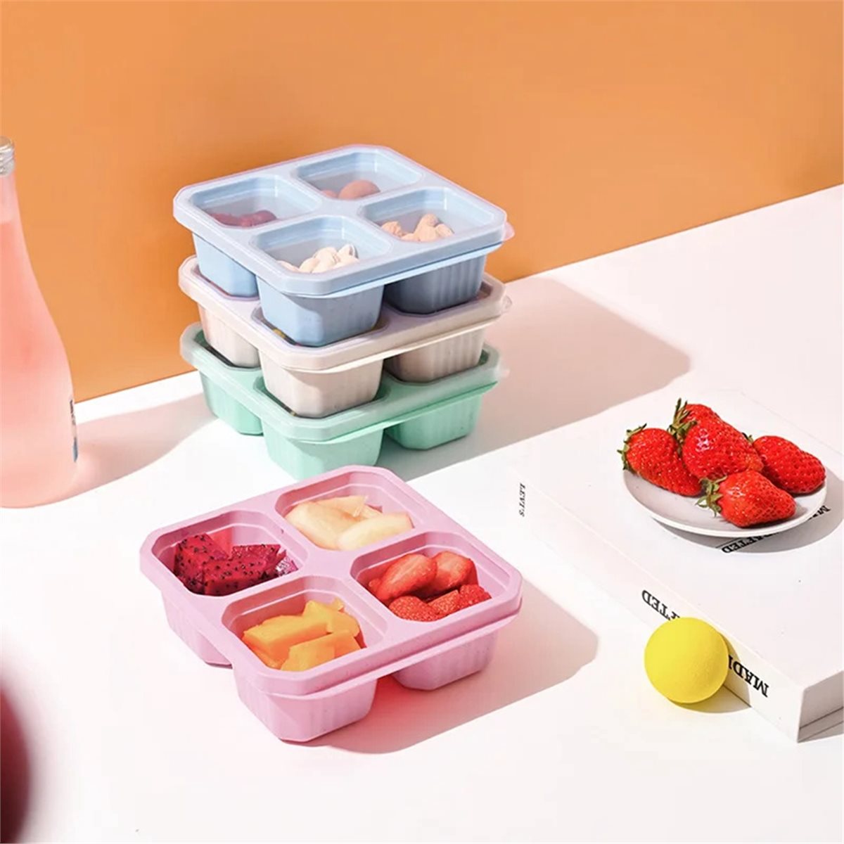 【OFERTA DO DIA】~@ Pacote com 4 - Food Snacks To Buy avaliação e preço