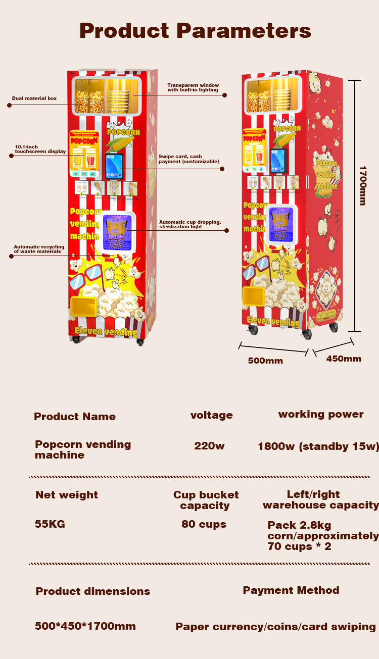 Máquina de Venda Automática de - Food Snacks Vending Machine avaliação e preço