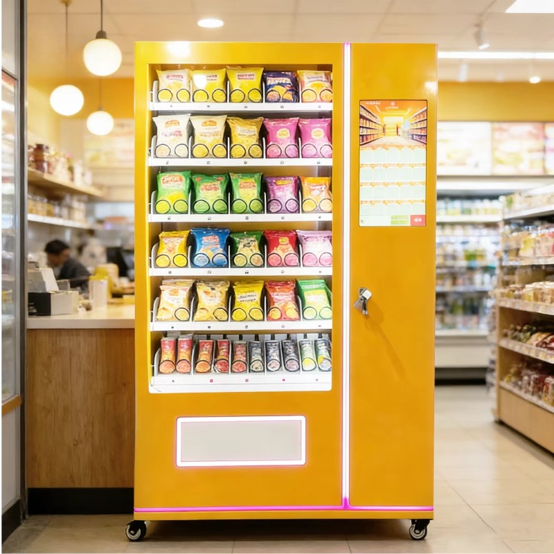 Máquina Automática de Venda de - Food Snacks Vending Machine avaliação e preço
